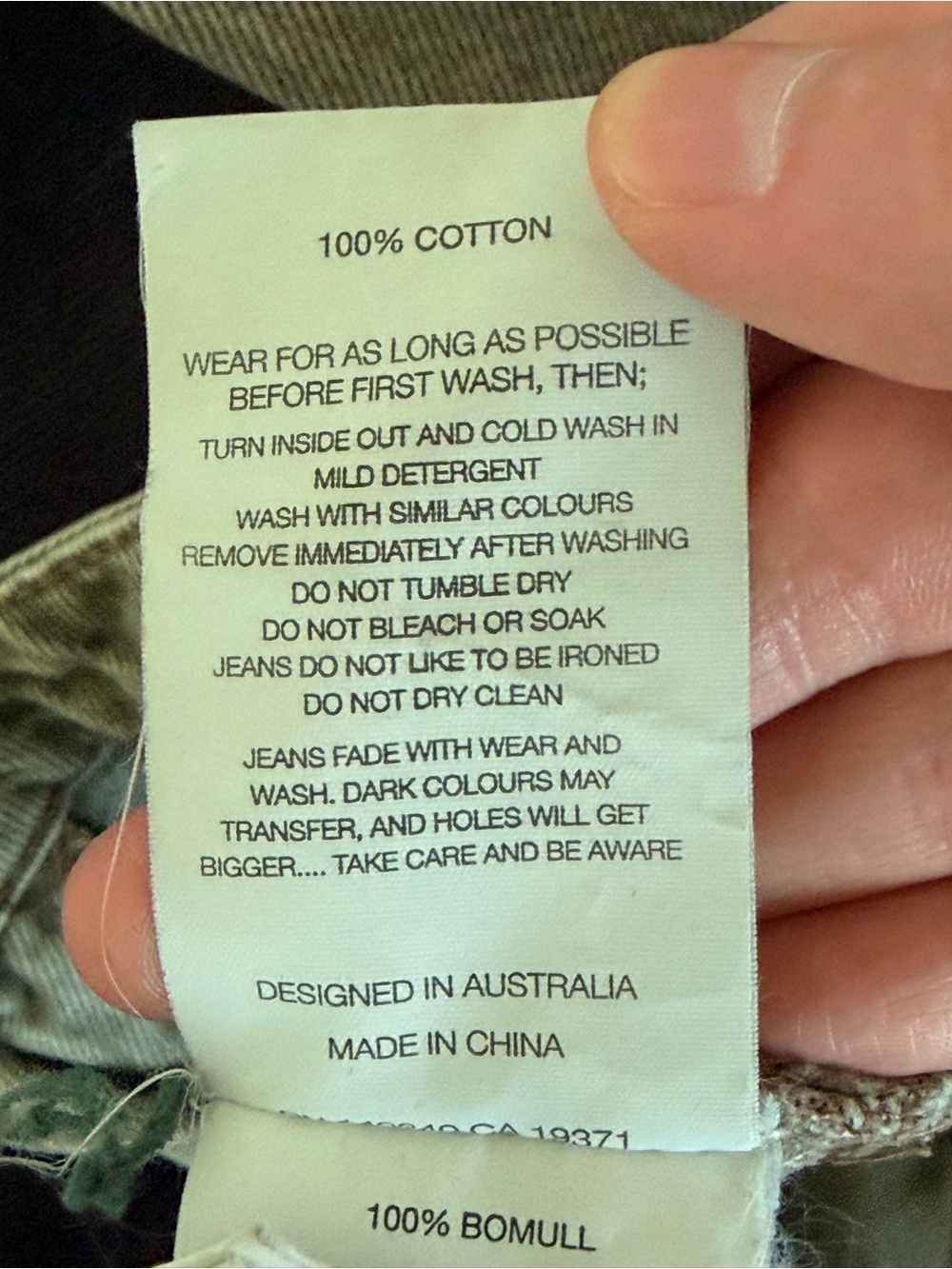 Rolla’s Dusters High Rise Slim | Olive - Picture 10 of 11